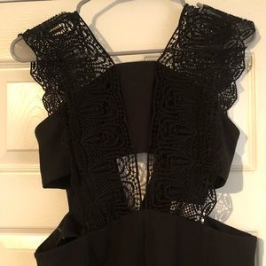 Black Lace Jumpsuit
